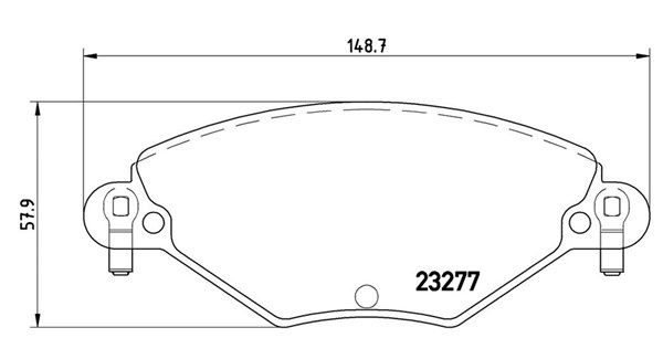 MAGNETI MARELLI Комплект тормозных колодок, дисковый тормоз 363700461071